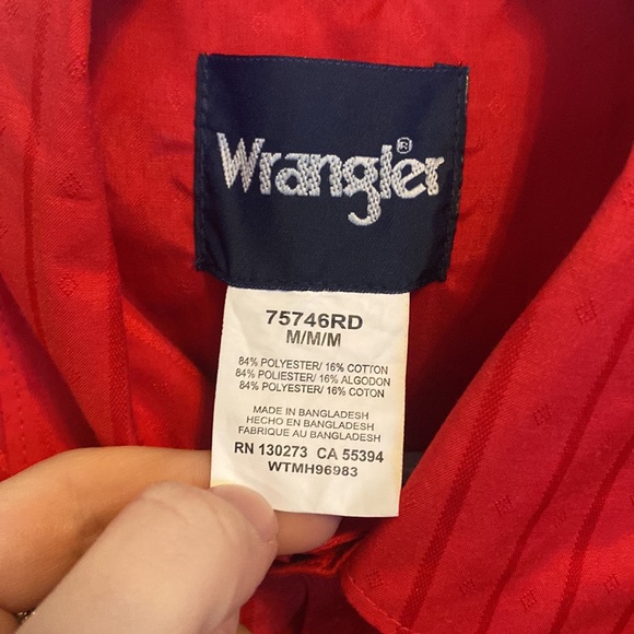 Wrangler button up - Picture 2 of 3